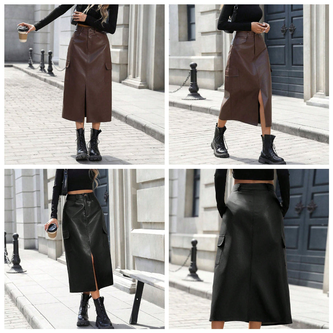 Abra Split Midi Skirt