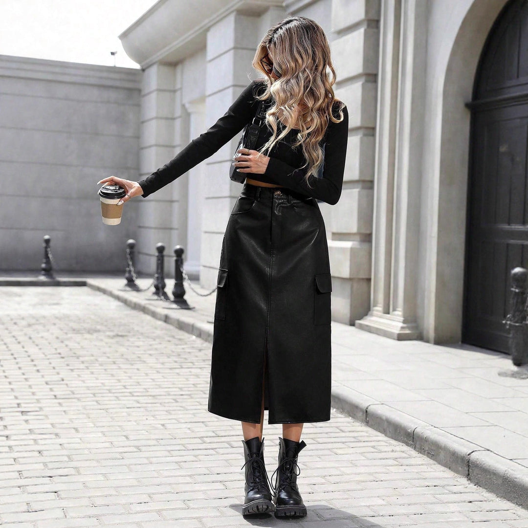 Abra Split Midi Skirt
