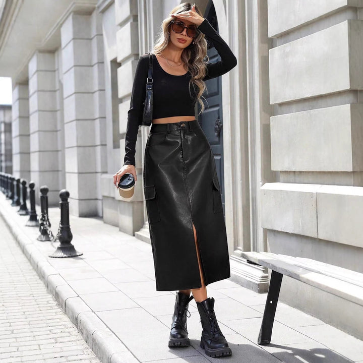 Abra Split Midi Skirt