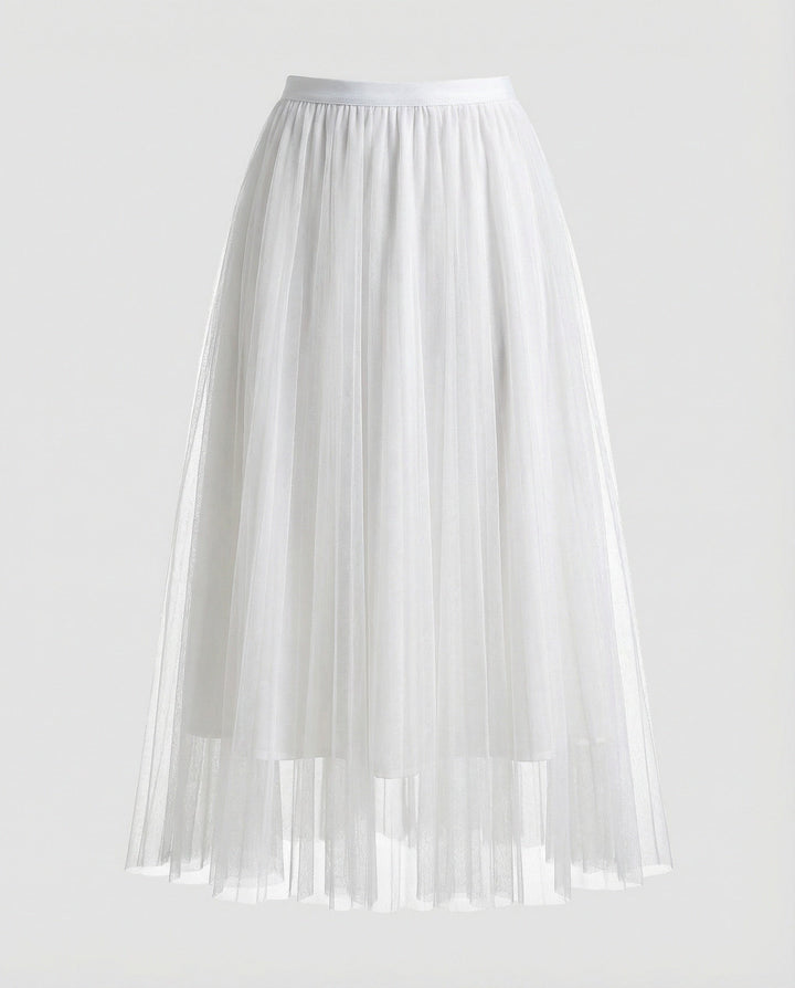 Abrose Layered Tulle Maxi Skirt