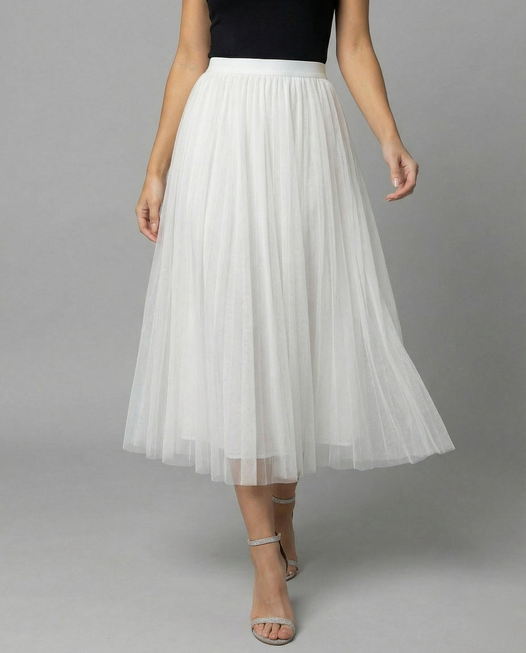Abrose Layered Tulle Maxi Skirt