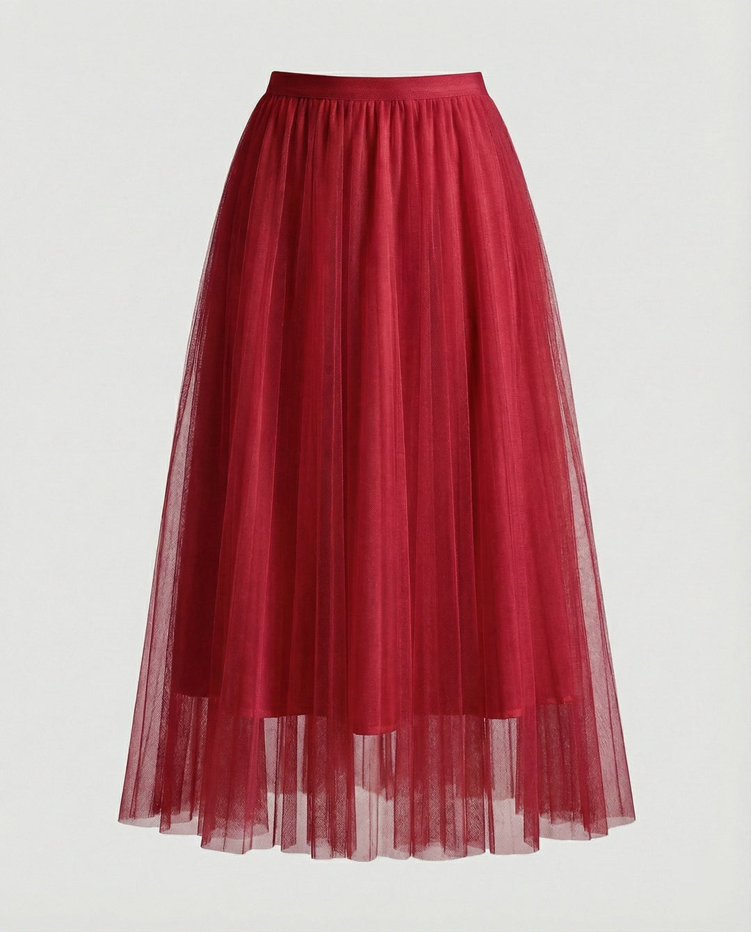 Abrose Layered Tulle Maxi Skirt