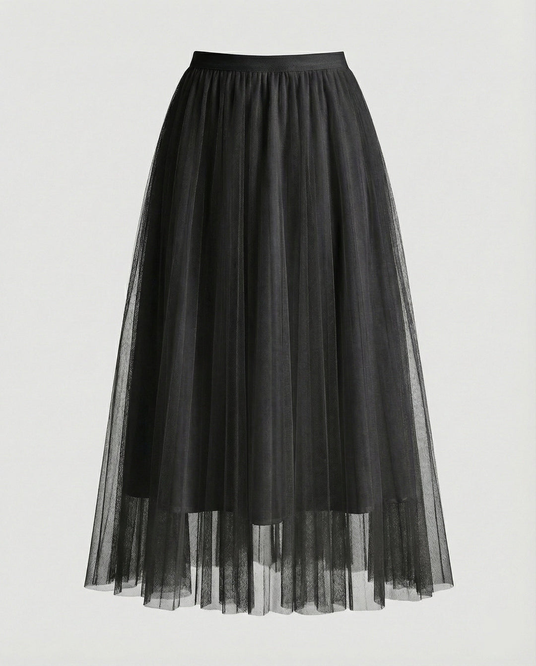 Abrose Layered Tulle Maxi Skirt
