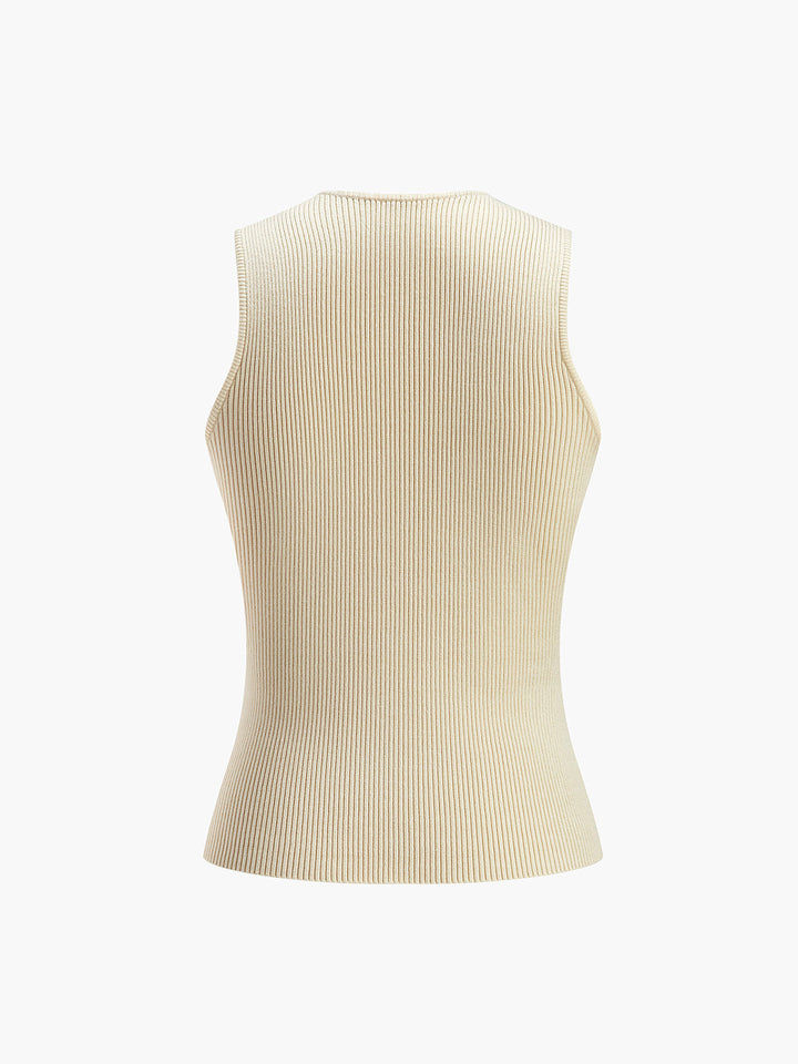 Piper Textured Knit Sleeveless Top