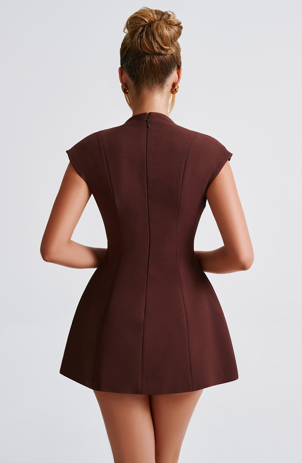Marisol Plunge Tailored Mini Dress