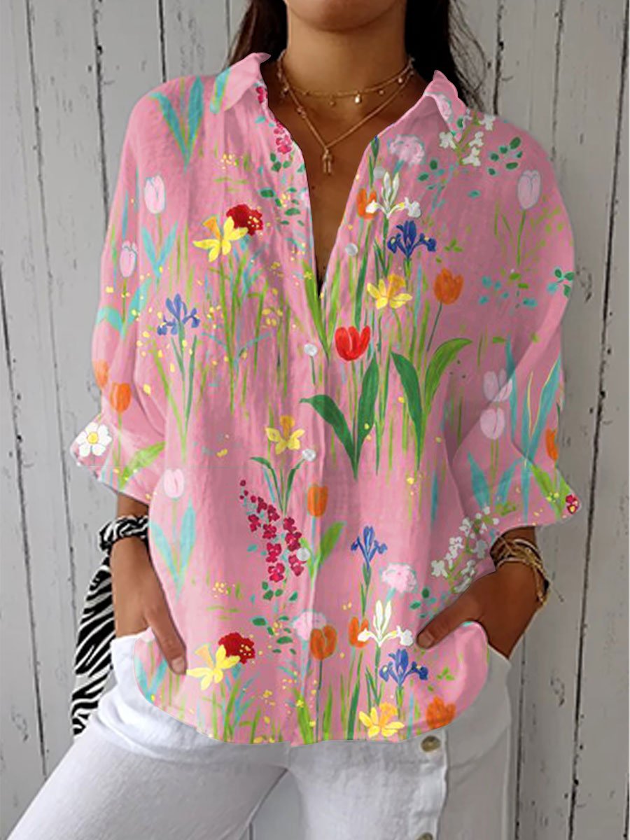 Giulia Wildflower Print Blouse
