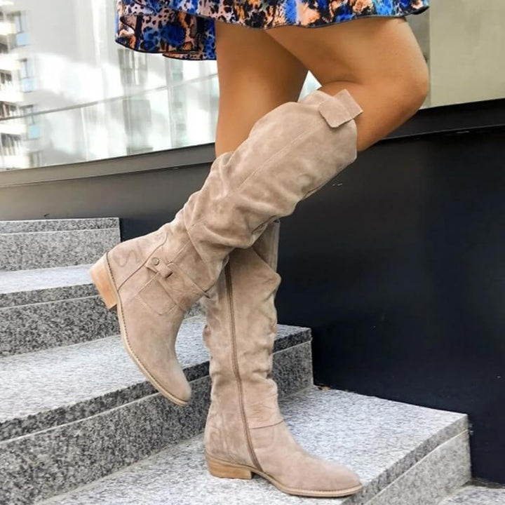 Emilia Slouch Knee-High Boots