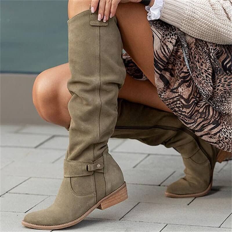 Emilia Slouch Knee-High Boots