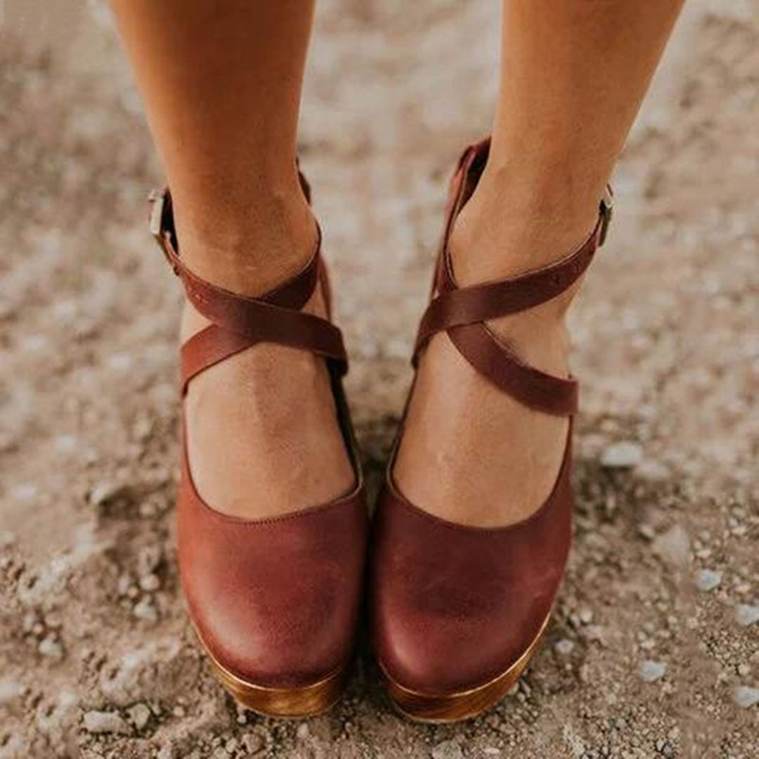 Teresa Cutout Platform Heels