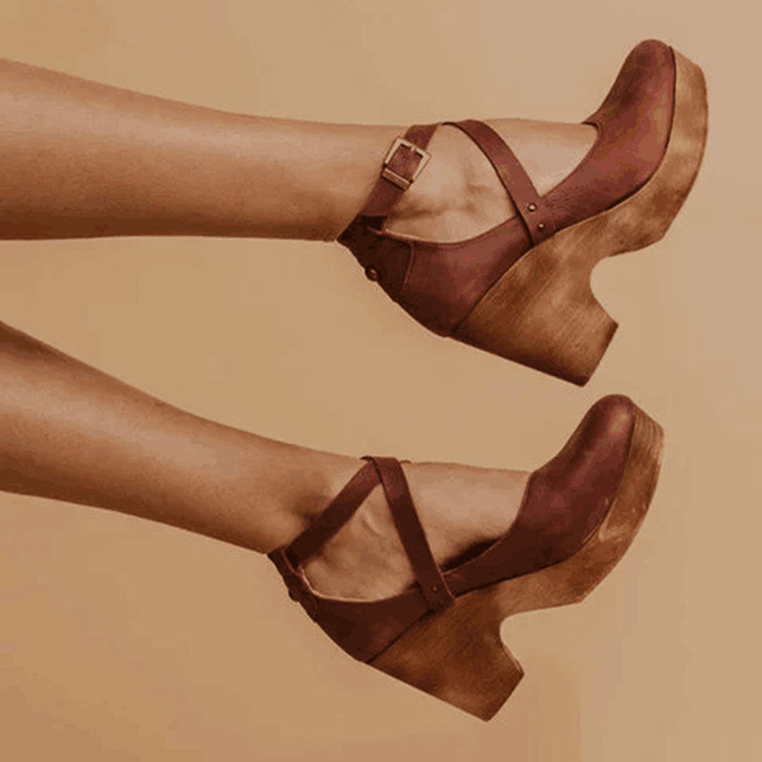 Teresa Cutout Platform Heels