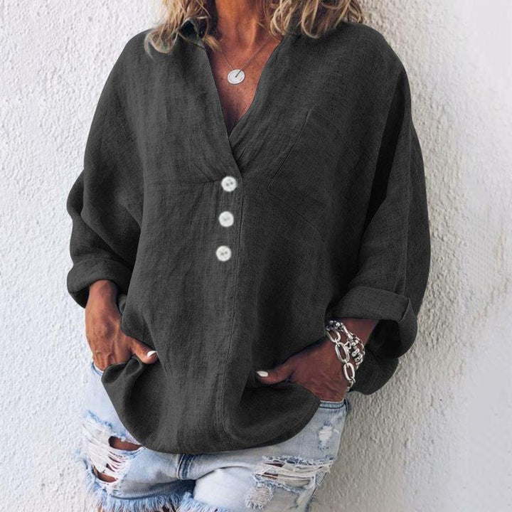 Zena Henley Classic Blouse