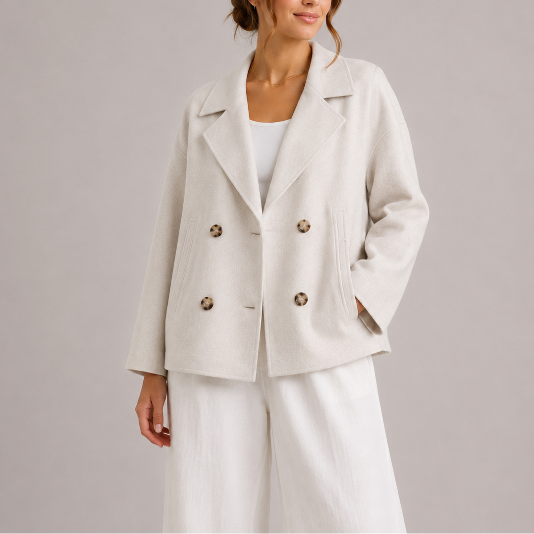 Faline Double-Breasted Blazer Jacket