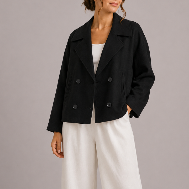 Faline Double-Breasted Blazer Jacket