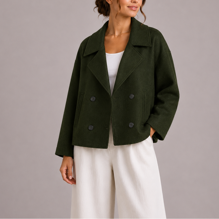 Faline Double-Breasted Blazer Jacket