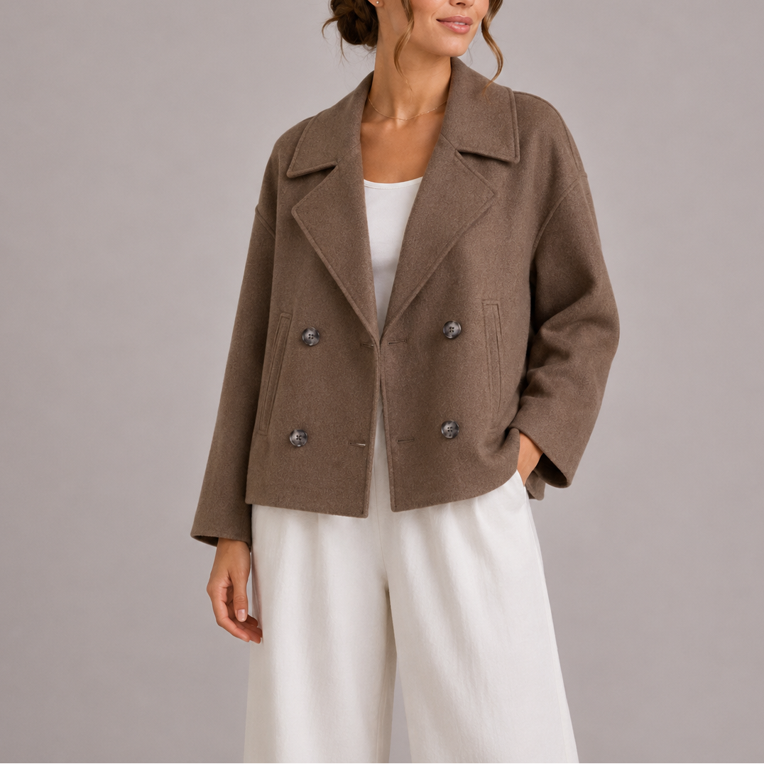 Faline Double-Breasted Blazer Jacket