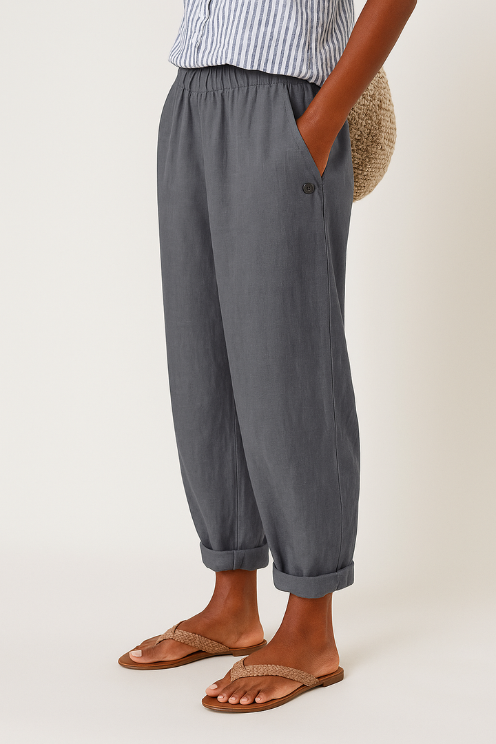 Wanda Relaxed Linen Jogger Pants