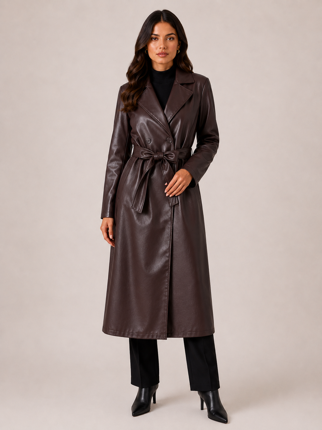 Tiziana Belted Longline Trench Coat