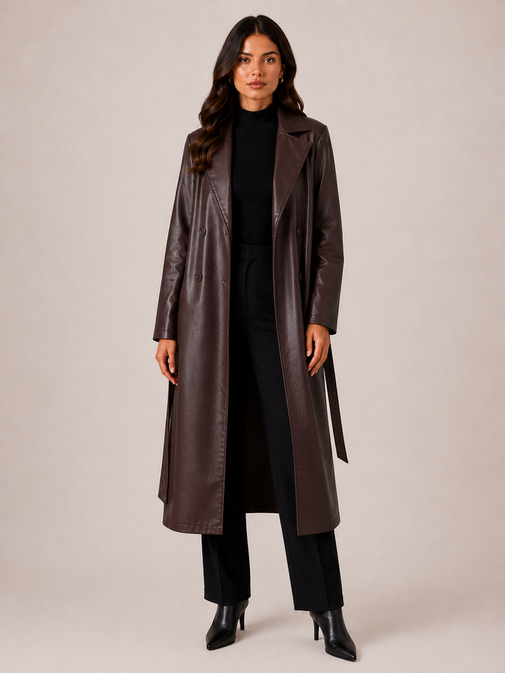 Tiziana Belted Longline Trench Coat