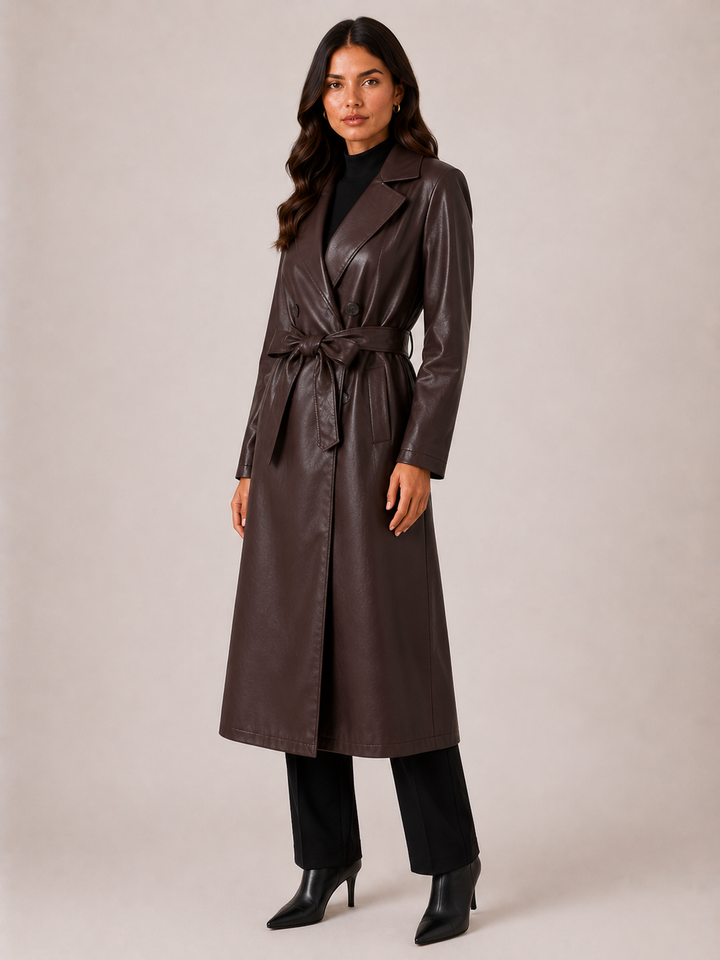 Tiziana Belted Longline Trench Coat