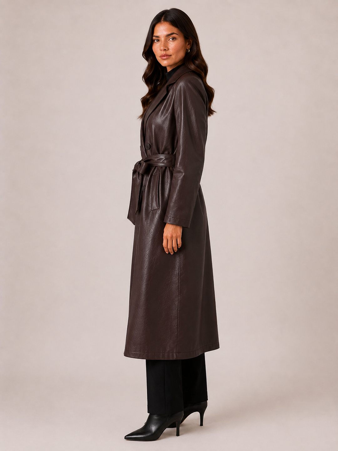 Tiziana Belted Longline Trench Coat
