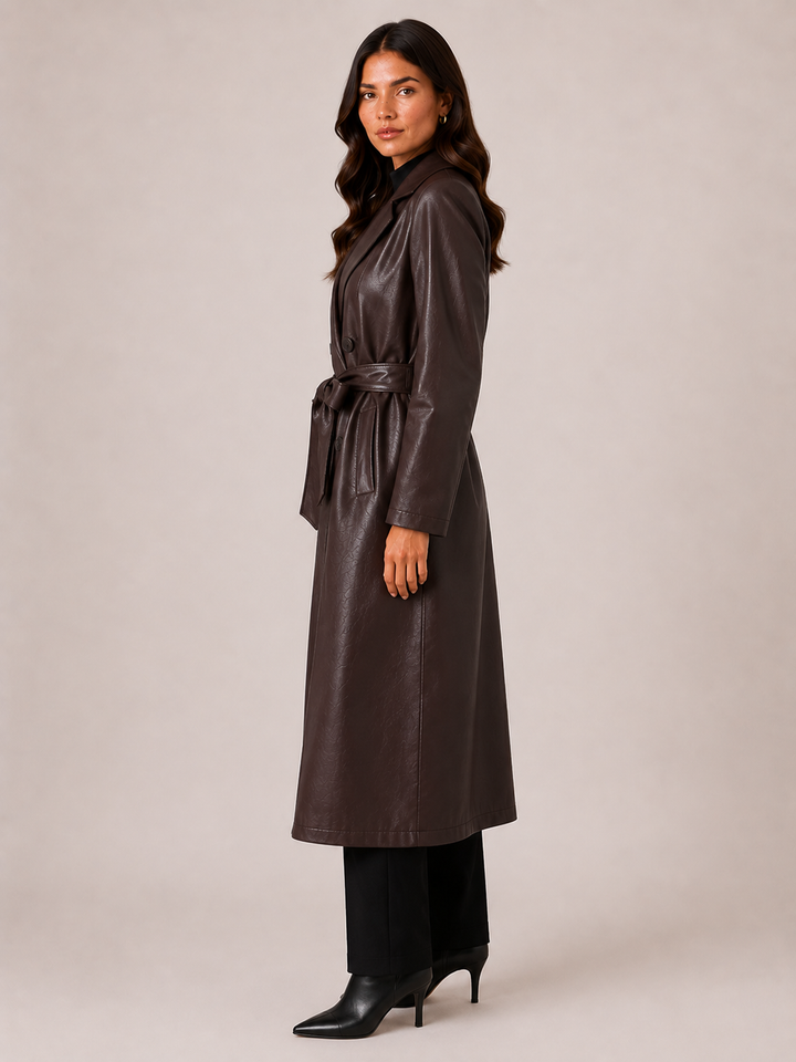 Tiziana Belted Longline Trench Coat