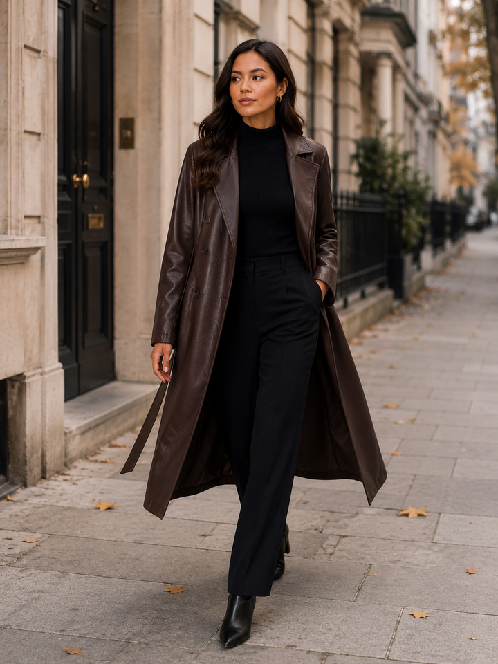 Tiziana Belted Longline Trench Coat