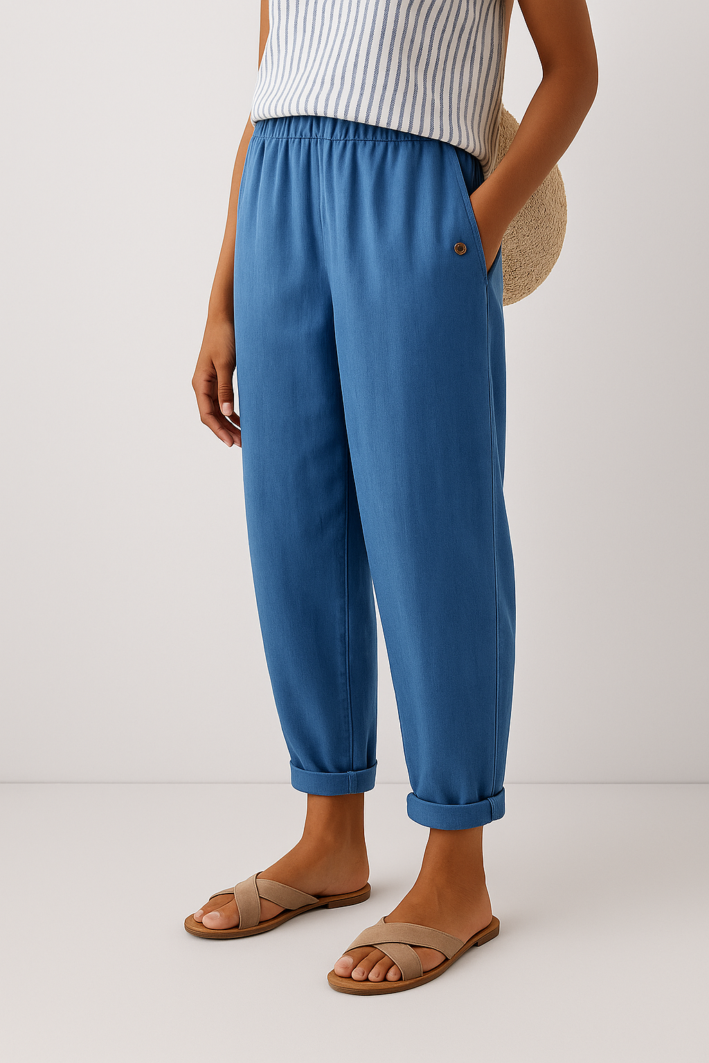 Wanda Relaxed Linen Jogger Pants