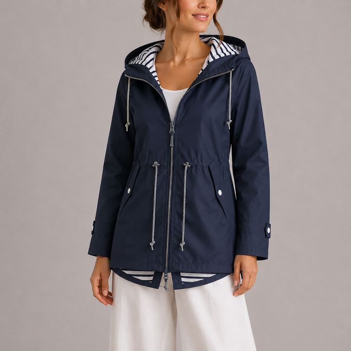 Ahlia Hooded Drawstring Jacket