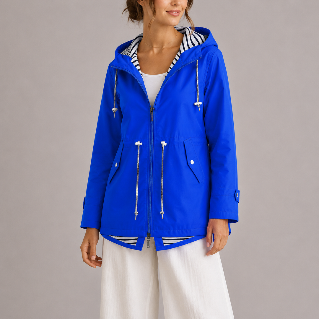 Ahlia Hooded Drawstring Jacket
