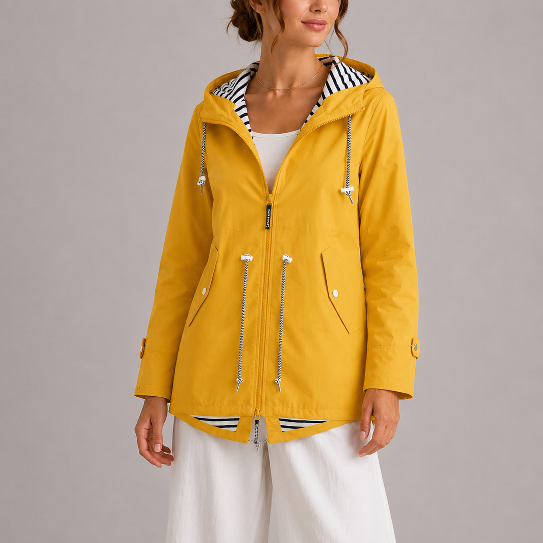 Ahlia Hooded Drawstring Jacket