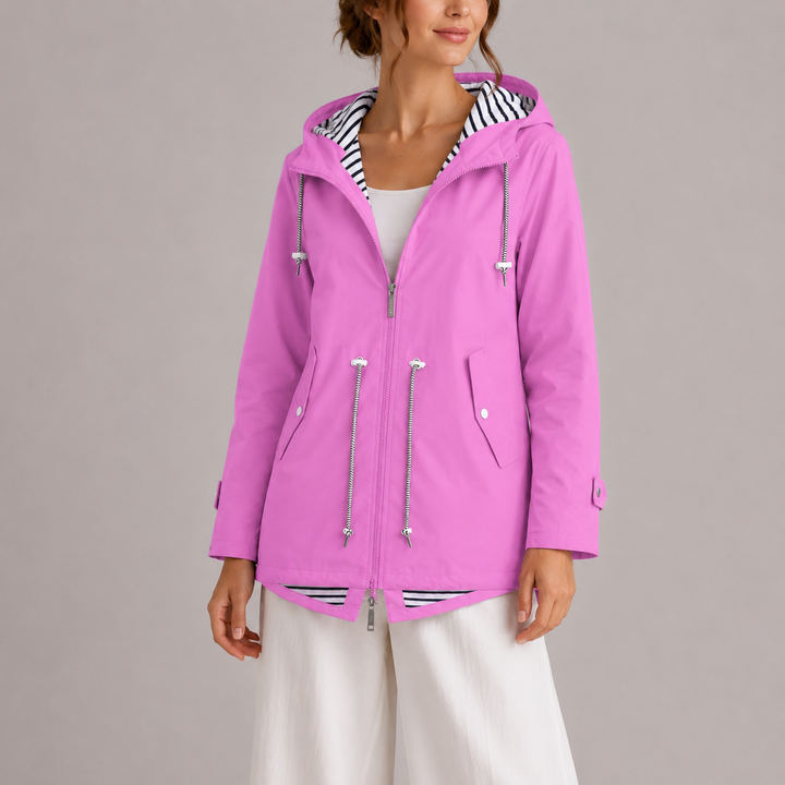Ahlia Hooded Drawstring Jacket