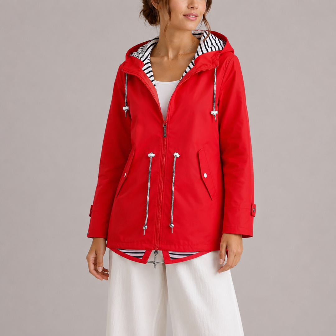 Ahlia Hooded Drawstring Jacket