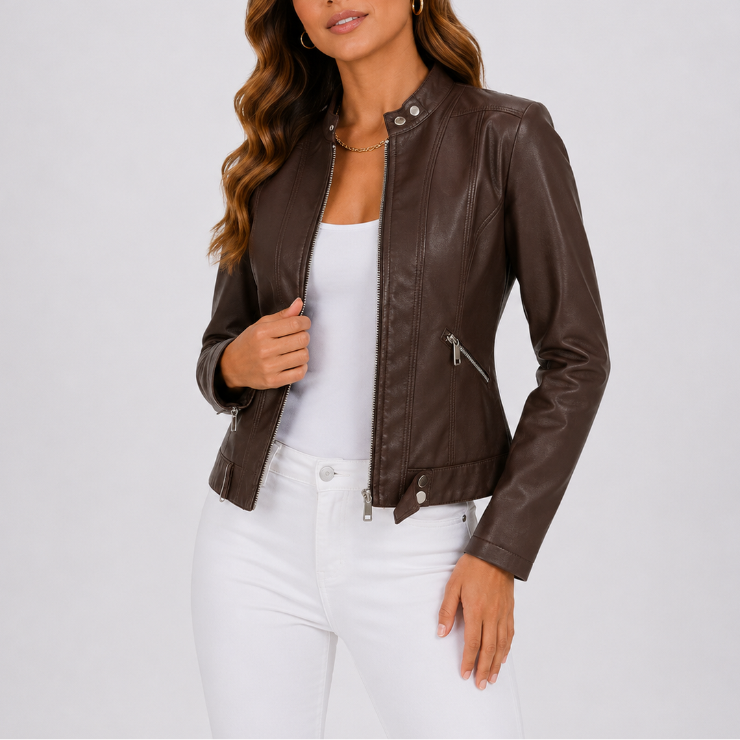 Fenna Sculpted Moto Jacket
