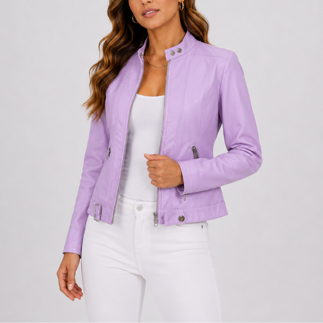 Fenna Sculpted Moto Jacket