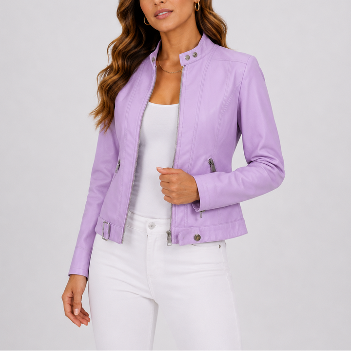 Fenna Sculpted Moto Jacket