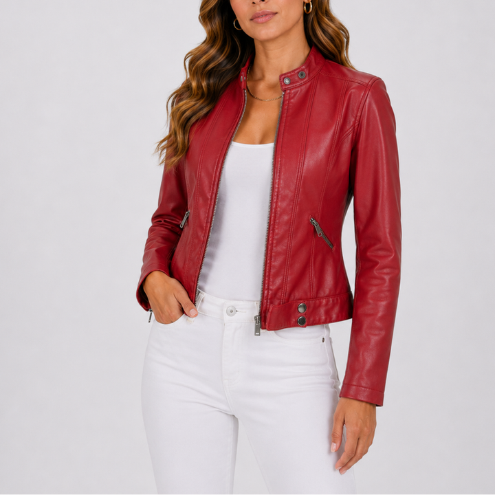 Fenna Sculpted Moto Jacket