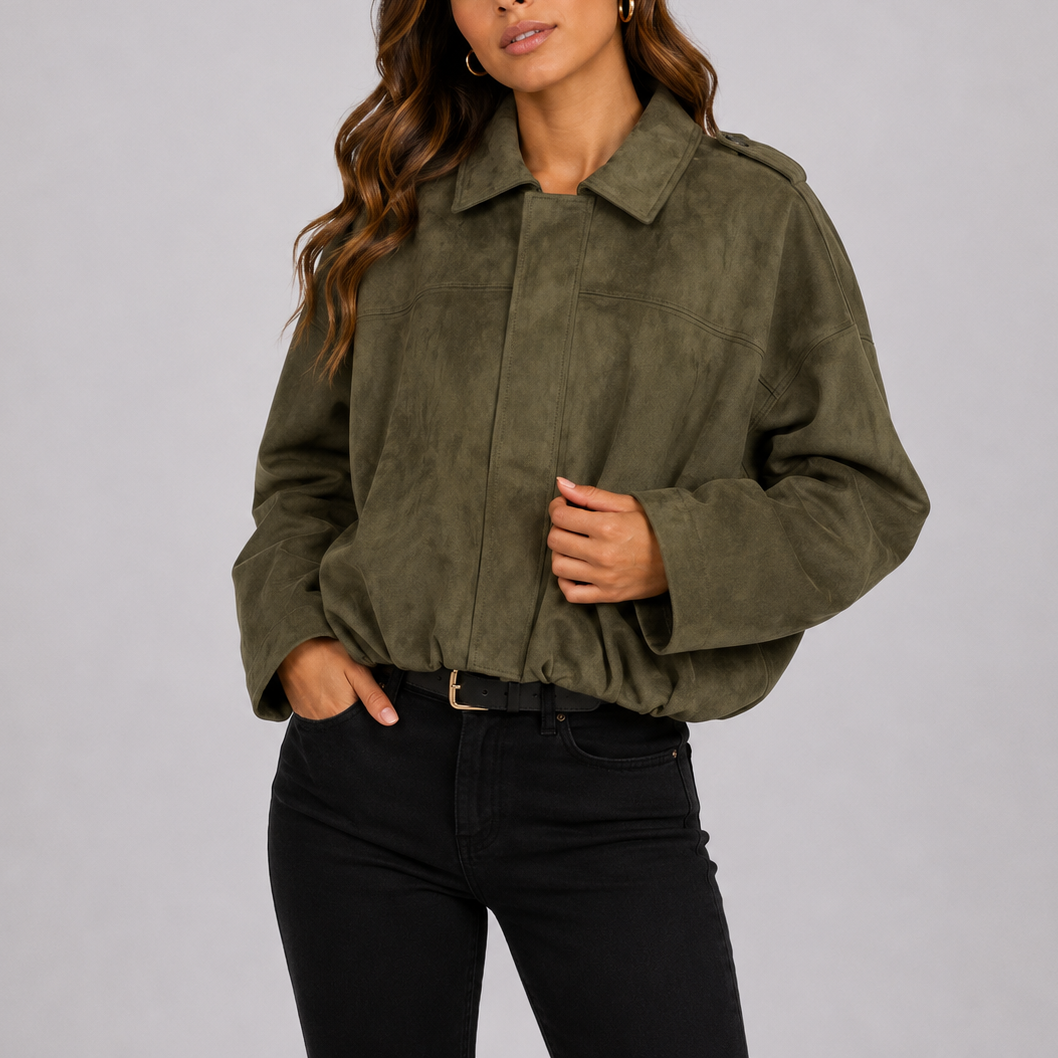 Latisha Cropped Utility Jacket