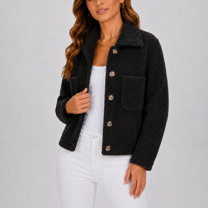 Sabella Textured Button Jacket