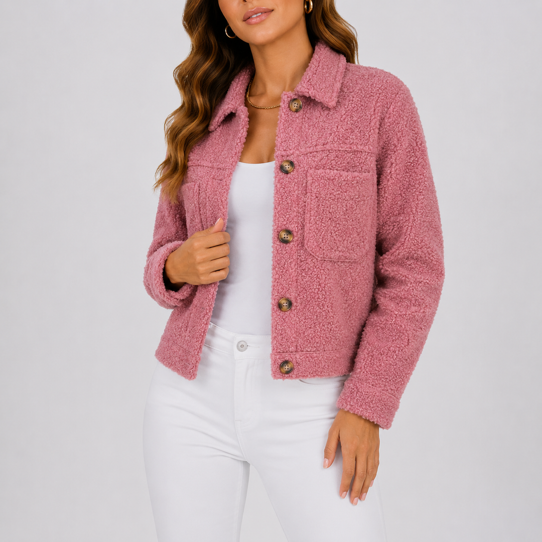 Sabella Textured Button Jacket
