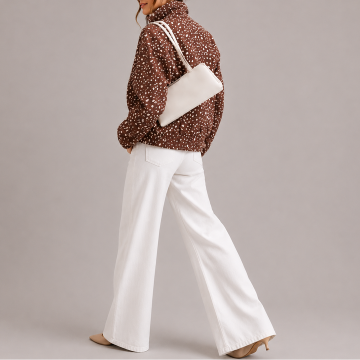 Tiana Printed Utility Bomber Jacket