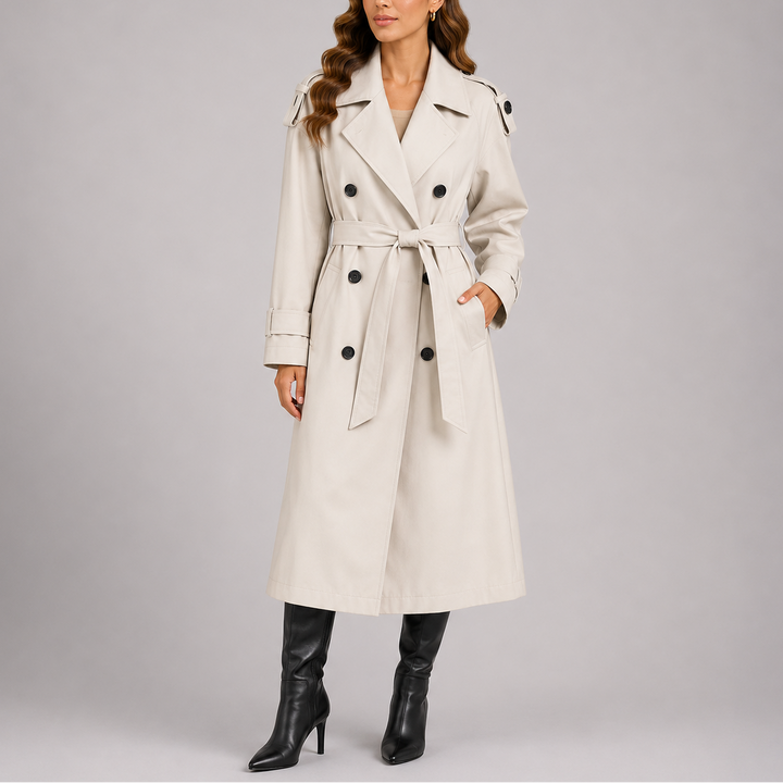 Verina Belted Trench Coat