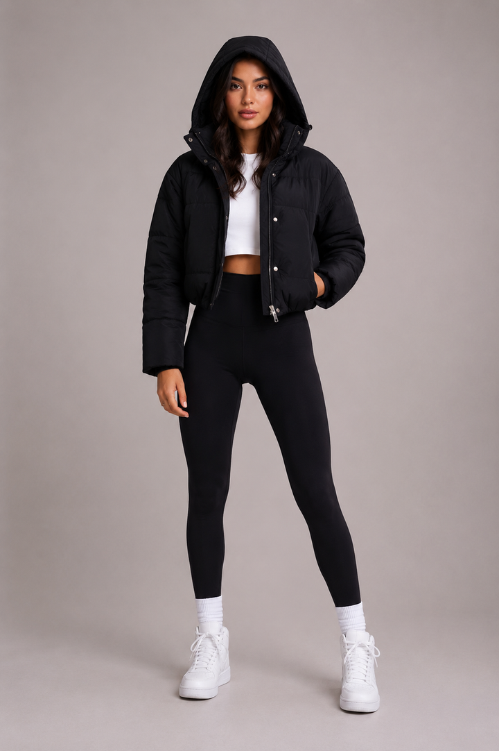Fia Contour Hooded Puffer Jacket