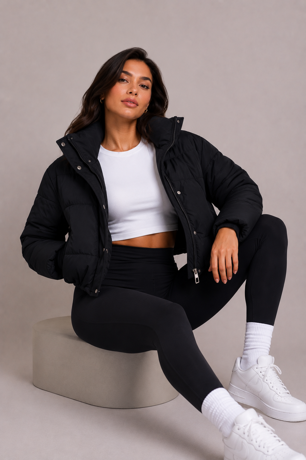 Fia Contour Hooded Puffer Jacket