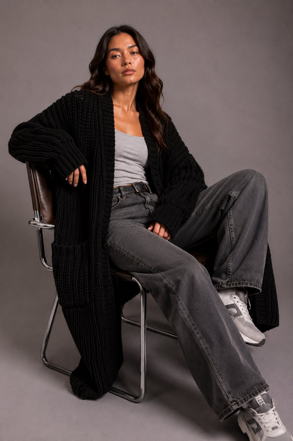 Danica Oversized Longline Cardigan
