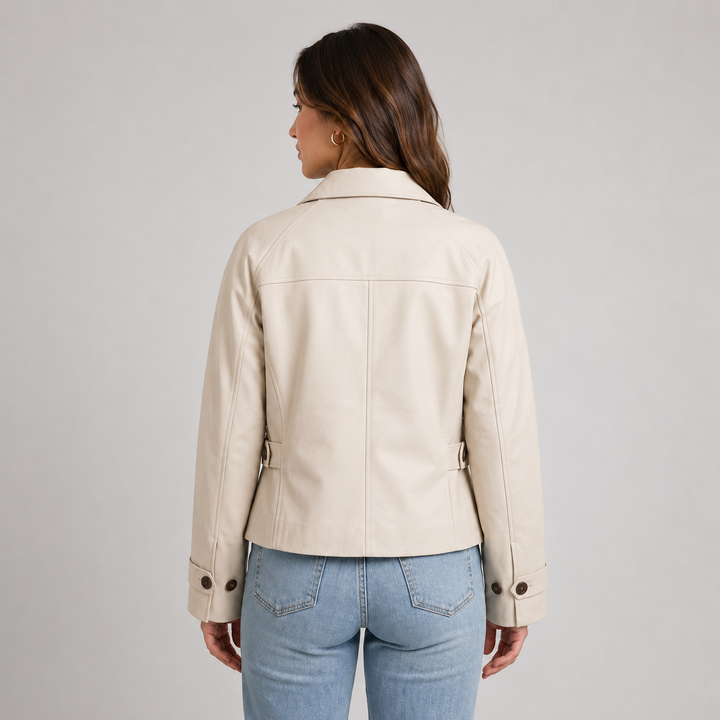 Haidyn Cropped Button Jacket