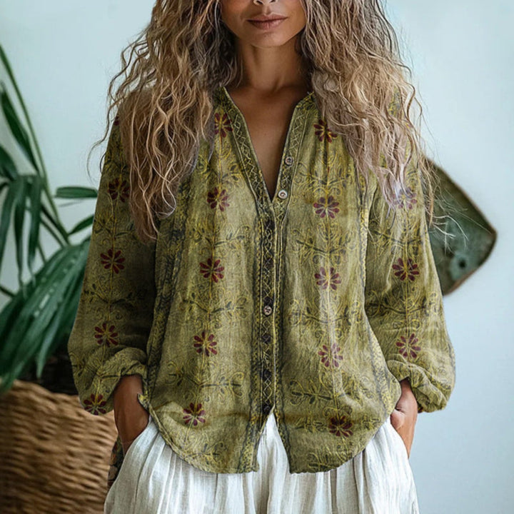 Lupe Botanical Zip Jacket