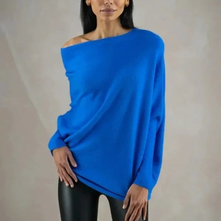 Yllana Off-Shoulder Batwing Sweater