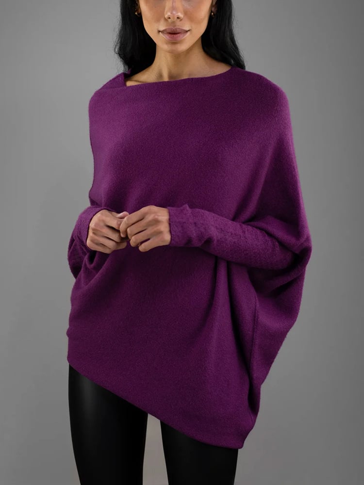 Yllana Off-Shoulder Batwing Sweater