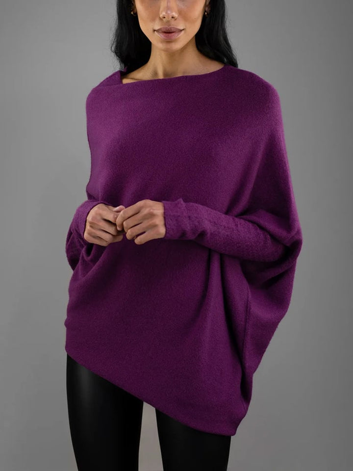 Yllana Off-Shoulder Batwing Sweater