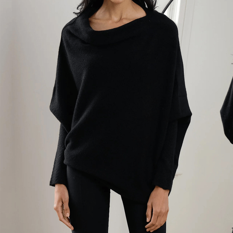 Yllana Off-Shoulder Batwing Sweater